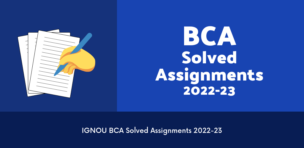 bca ignou solved assignment 2022 23