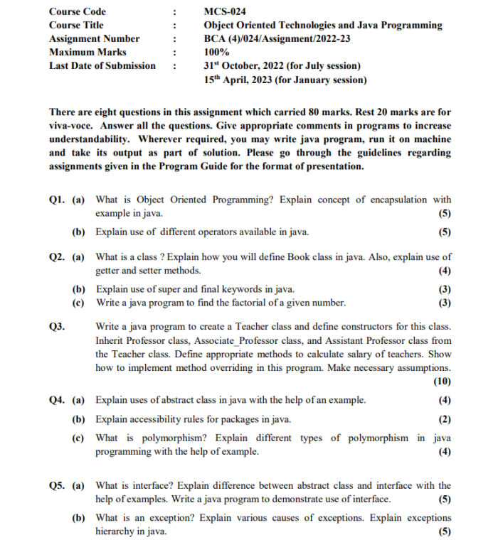 mcs 22 solved assignment 2022 23